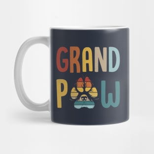 Grand Paw Dog Lover Grandpa Shirt Mug